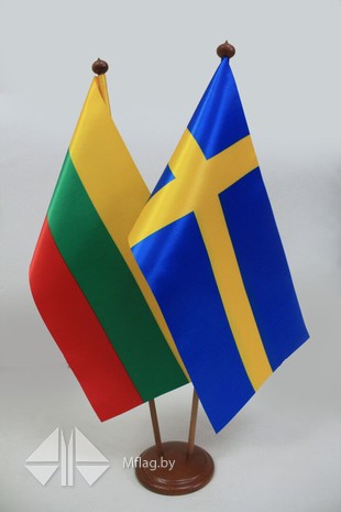 Флажки 10х20 и 12х24 двуслойные - сублимация на атласе, тканевые, картинка 1