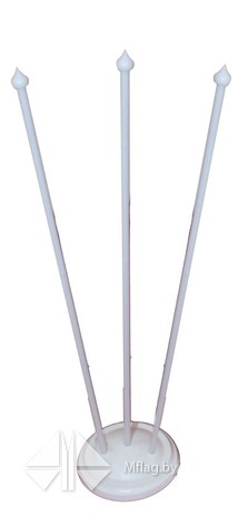 Подставки пластиковые d 8.5 cм  для флажков 12х24, картинка 6