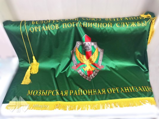 Флаги двухслойные на атласе с бахромой, картинка 2