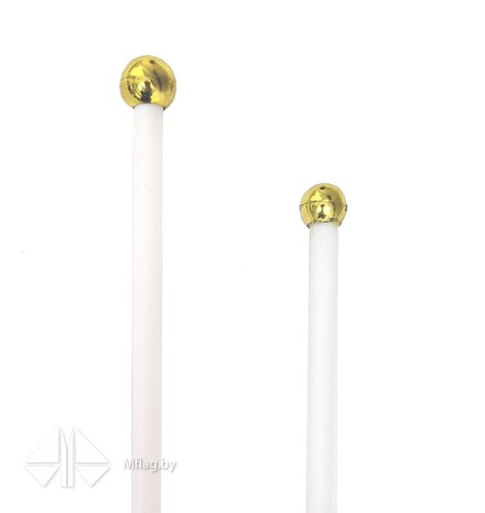 Палочки для флажков с навершием золотой шар, картинка 4