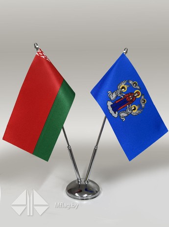 Подставка настольная, металлическая, двухрожковая, картинка 1