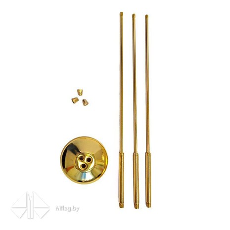 Подставка настольная, металлическая, трёхрожковая, картинка 3