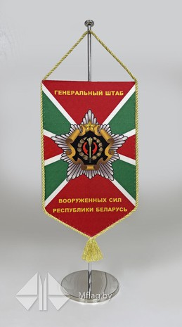 Подставка настольная, металлическая, однорожковая с навершием шар, картинка 1