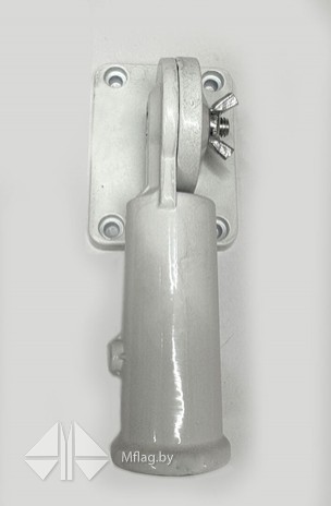 Кронштейн металлический, с регулировкой угла, белый, картинка 4