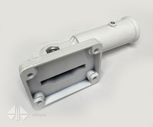 Кронштейн металлический, с регулировкой угла, белый, картинка 3