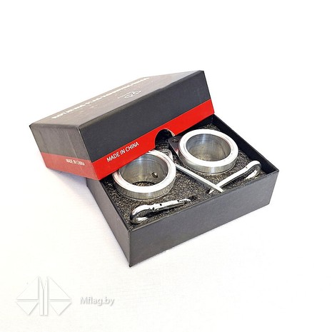 Анти-наматывающие крепления для флага, 32 мм, металл. серебро, картинка 3