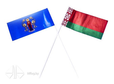 Флажки 10х20  лёгкие бумажные на палочке, картинка 2